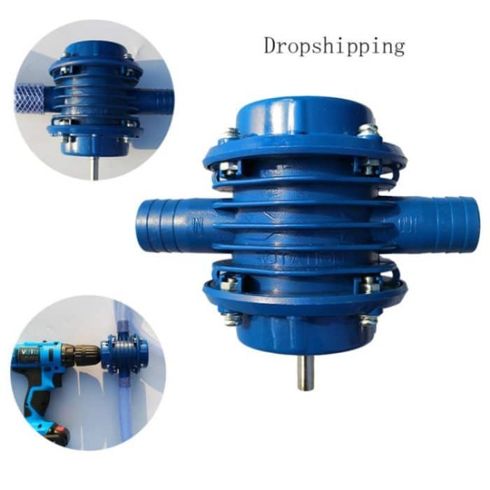 J137 Kleine selbstansaugende Kreiselpumpe für den Haushalt, elektrische Bohrwasserpumpe, Electric Drill Water Pump – Bild 4