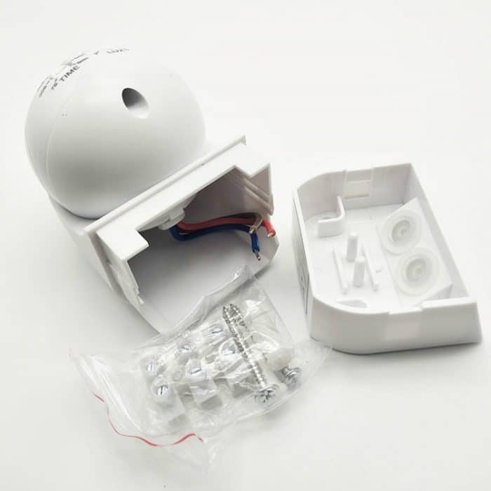 Ball Shape Long Distance IP54 Wasserdichter Infrarot-Sensor-Schalter-Detektor für den menschlichen Körper im Freien, AC 110-220 V – Bild 6