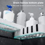 2 PCS Bad Zubehör Dusche Regal Nahtlose Rotierenden Stativ Nahtlos Leuchten Lagerung Rack Küche Stativ – Bild 8