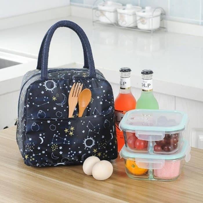 Tragbare, wasserdichte, gepolsterte, kälteisolierende Lunchbox-Tasche – Bild 3