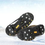 8 Zähne Ice Claw Outdoor rutschfeste Schuhüberzüge für Eis-Schnee-Boden, M（35-40 Yards）, L（41-45 Yards）