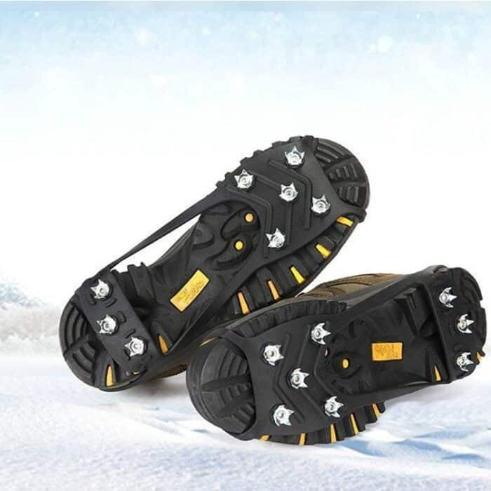 TBD0422970401A.jpg 8 Zähne Ice Claw Outdoor rutschfeste Schuhüberzüge für Eis-Schnee-Boden, M(35-40 Yards), L(41-45 Yards) – Bild 1