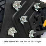 8 Zähne Ice Claw Outdoor rutschfeste Schuhüberzüge für Eis-Schnee-Boden, M（35-40 Yards）, L（41-45 Yards） – Bild 6