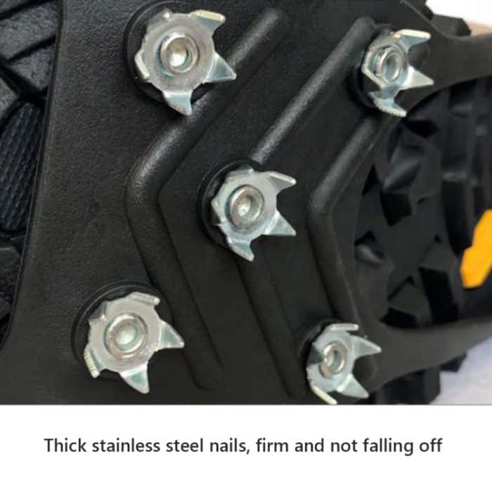 8 Zähne Ice Claw Outdoor rutschfeste Schuhüberzüge für Eis-Schnee-Boden, M（35-40 Yards）, L（41-45 Yards） – Bild 6