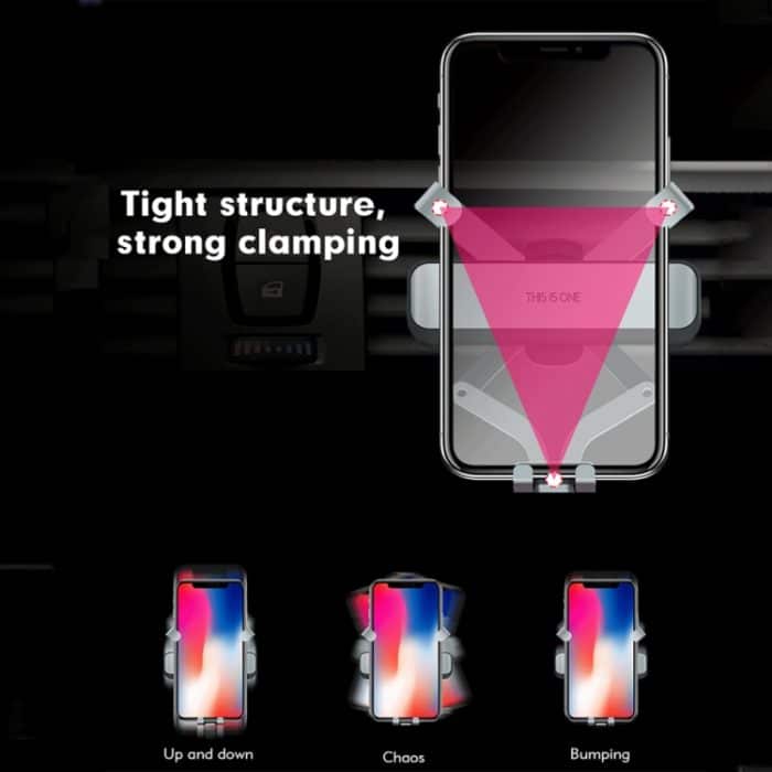 Auto-Klimaanlagen-Luftauslass-Handyhalter, Black Upgrade Pro Metal, Red Upgrade Pro Metal, Gold Upgrade Pro Metal, Gray Upgrade Pro Metal – Bild 4