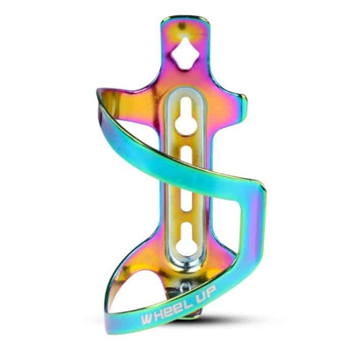 WHEEL UP Bunter Fahrrad-Flaschenhalter, zweifarbige Flaschenhalter-Reitausrüstung aus Aluminiumlegierung – Bild 1
