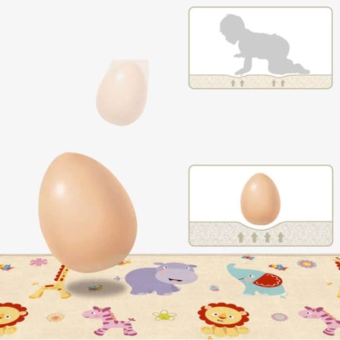 Baby Kinder Cartoon Dicke faltbare bequeme Krabbelmatte Game Pad – Bild 5