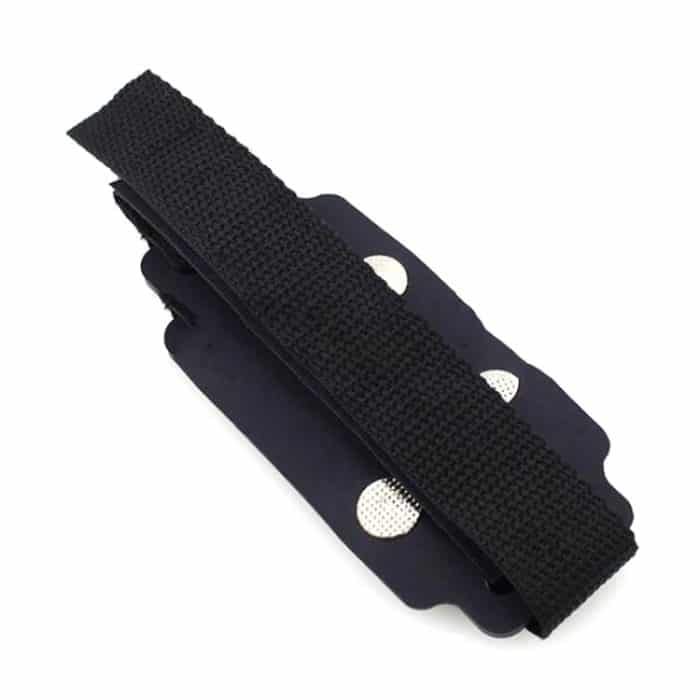 1 Paar rutschfeste Schuhüberzüge aus Silikon mit 5 Zähnen zum Schnüren, für den Außenbereich, für Eis, Schnee, Boden – Bild 4