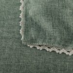 Dekorative Tischdecke aus Leinenimitat, Spitze, Tischdecke für den Esstisch, 90x90cm, 110x160cm, 130x130cm, 130x170cm – Bild 5