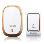 CACAZI K01 Pager Wireless Smart Music Türklingel, zufällige Farblieferung, US / EU / UK Stecker
