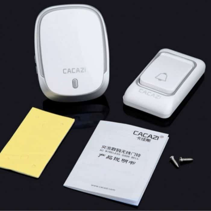 CACAZI K01 Pager Wireless Smart Music Türklingel, zufällige Farblieferung, US / EU / UK Stecker – Bild 5
