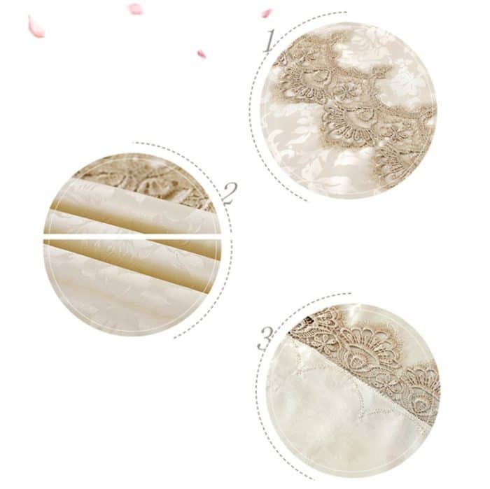 Klassische Tischdecke, Tischdekoration, Jacquard-Spitze, elegante Tischdecke, 120cm Round, 140cm Round, 150cm Round, 160cm Round, 180cm Round, 200cm Round, 220cm Round, 240cm Round, 260cm Round – Bild 4