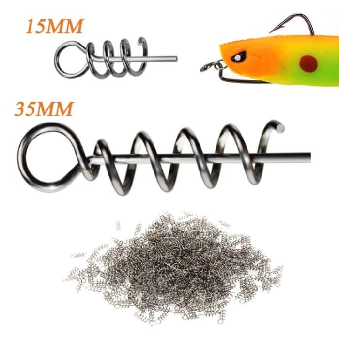 Luya Zubehör Federstift für Lock Pin Soft Bait, 1.5CM 50 PCS, 3.5CM 50 PCS, 1.5CM 100 PCS, 3.5CM 100 PCS – Bild 3