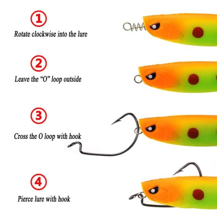 Luya Zubehör Federstift für Lock Pin Soft Bait, 1.5CM 50 PCS, 3.5CM 50 PCS, 1.5CM 100 PCS, 3.5CM 100 PCS – Bild 4