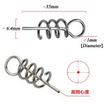 Luya Zubehör Federstift für Lock Pin Soft Bait, 1.5CM 50 PCS, 3.5CM 50 PCS, 1.5CM 100 PCS, 3.5CM 100 PCS – Bild 6