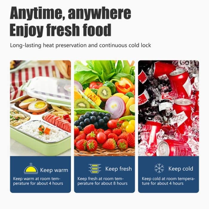 Thermo-Lunchbox-Tasche, langlebig, wasserdicht, Büro-Kühlbox mit Riemen, S, M – Bild 6