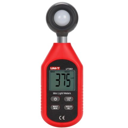 200.000 LUX Digitales Luxmeter Luminanz-Lichtmessgerät mit LCD-Display mit Hintergrundbeleuchtung, UNI-T UT383, UNI-T UT383BT