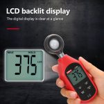 200.000 LUX Digitales Luxmeter Luminanz-Lichtmessgerät mit LCD-Display mit Hintergrundbeleuchtung, UNI-T UT383, UNI-T UT383BT – Bild 5