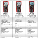 Digitales Hochpräzisions-Multimeter, Digitalanzeige-Multimeter, UNI-T UT89X, UNI-T UT89XD, UNI-T UT89XE – Bild 3