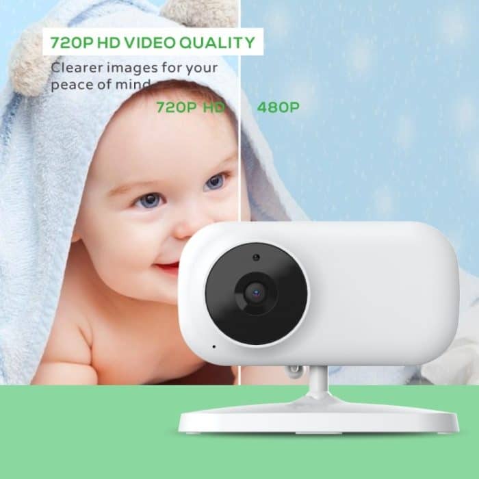 SM70 7 Zoll 720 x 1080P kabellose Babyphone-Kamera, Temperaturüberwachung, 2-Wege-Audio, SM70 US Plug, SM70 UK Plug, SM70 AU Plug – Bild 2