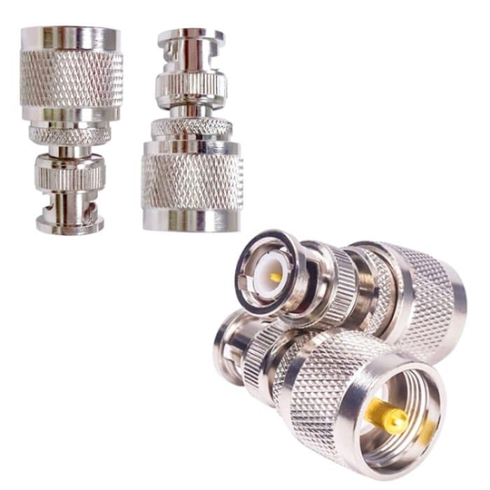 BNC-Stecker auf UHF-PL259-Stecker, gerader HF-Koax-Adapter-Konverter – Bild 4