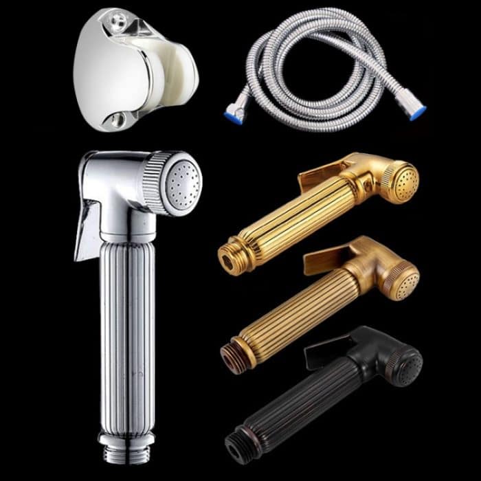 Multifunktionale Frauen-Waschmaschinen Druck mit Wasser-Stopp-Frauen-Waschdüsen-Set, B Set Gold, B Set Black Antique, B Set Chrome, B Set Antique – Bild 2