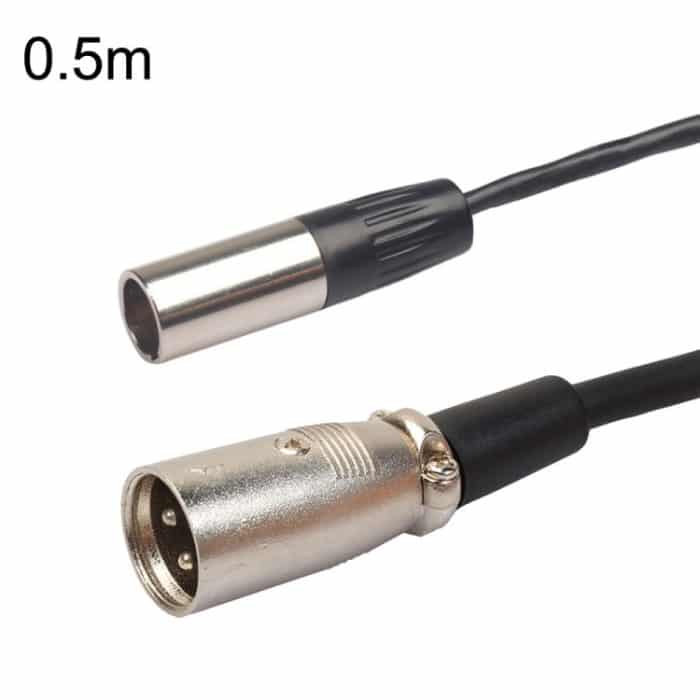 Xlrmini Caron-Stecker auf Mini-Stecker-Ausgleichskabel für 48-V-Soundkarten-Mikrofon-Audiokabel, 0.5m, 1m, 1.5m, 2m, 3m, 5m, 10m – Bild 1