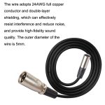 Xlrmini Caron-Stecker auf Mini-Stecker-Ausgleichskabel für 48-V-Soundkarten-Mikrofon-Audiokabel, 0.5m, 1m, 1.5m, 2m, 3m, 5m, 10m – Bild 4