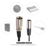 Xlrmini Caron-Stecker auf Mini-Stecker-Ausgleichskabel für 48-V-Soundkarten-Mikrofon-Audiokabel, 0.5m, 1m, 1.5m, 2m, 3m, 5m, 10m – Bild 5