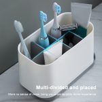 Abnehmbares Regal zur Aufbewahrung von Zahnbürsten und Zahnpasta für Toilettensets – Bild 6