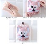 Cartoon-Hunde-Saugwand-Zahnbürsten-Zahnpasta-Regal, Größe: 16 x 14 x 5 cm – Bild 10