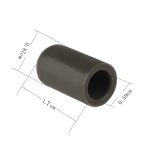 10 Stück graue Silikon-Drumstick-Abdeckung, 1.7×0.59×0.87cm – Bild 4