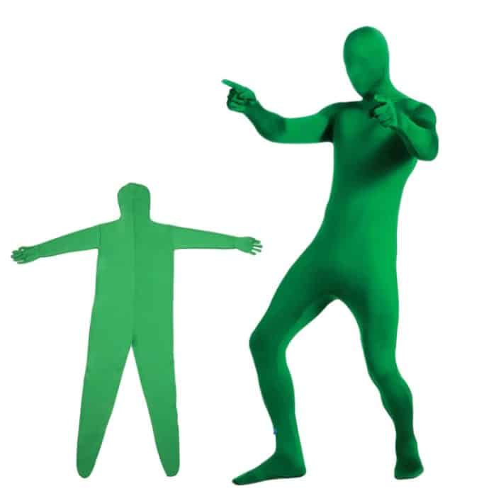 Foto Stretchy Body Green Screen Anzug Video Chroma Key Enger Anzug, 160cm, 170cm, 180cm – Bild 1