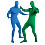 Foto Stretchy Body Green Screen Anzug Video Chroma Key Enger Anzug, 160cm, 170cm, 180cm – Bild 2