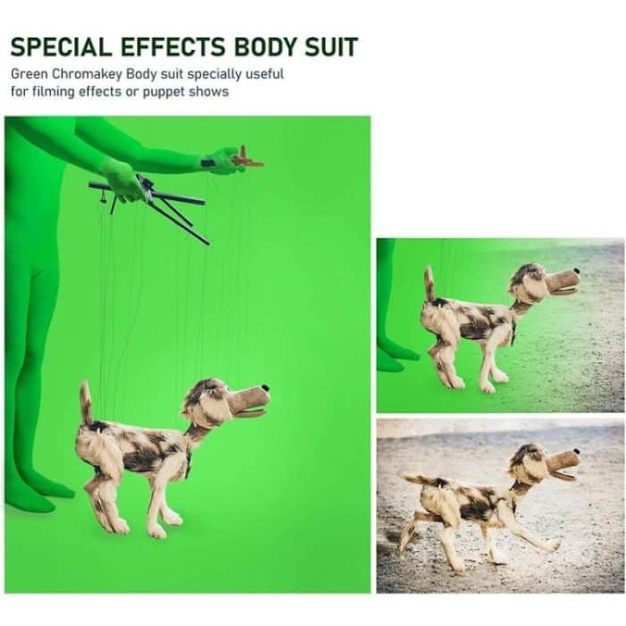 Foto Stretchy Body Green Screen Anzug Video Chroma Key Enger Anzug, 160cm, 170cm, 180cm – Bild 7