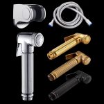 Multifunktionale Frauen-Waschmaschinen Druck mit Wasser-Stopp-Frauen-Waschdüsen-Set, A Set Antique, A Set Chrome, A Set Gold, A Set Black Antique – Bild 2