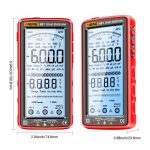 ANENG 681 LCD-Digitalanzeige, intelligenter automatischer Bereich, wiederaufladbares Multimeter, 681 Red, 681 Black – Bild 3