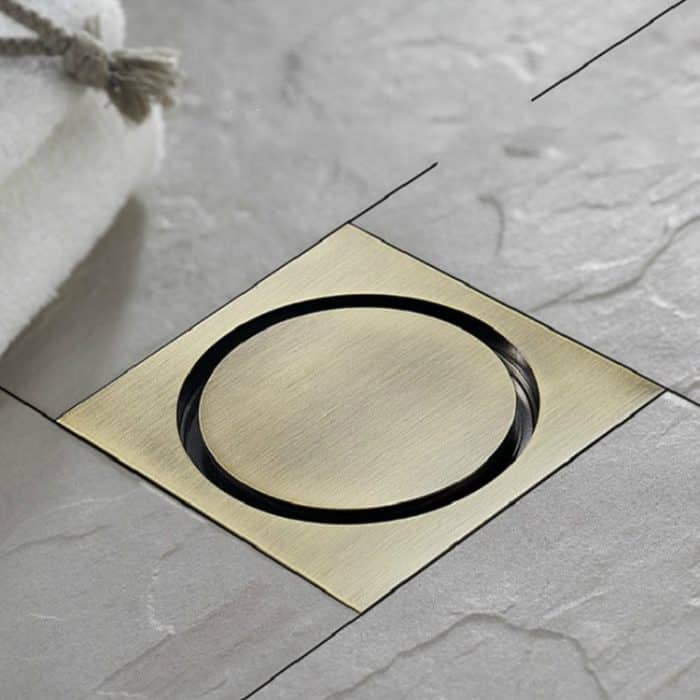 Küche Toilette Kanal Deodorant Anti-Überschwemmung Anti-Geruch Unsichtbarer Bodenablauf, Black Bronze, Brushed Silver, Bronze, Chrome Finish – Bild 7