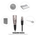 Xlrmini Caron-Stecker auf Mini-Buchse, Ausgleichskabel für 48 V Soundkarte, Mikrofon, Audiokabel, 0.5m, 1m, 1.5m, 2m, 3m, 5m, 10m – Bild 5