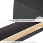 Nicht perforierter Küchenpapierhalter, Lappenrollenpapier-Aufbewahrungsregal, Toiletten- und Badezimmer-Handtuchhalter, Black, White – Bild 4