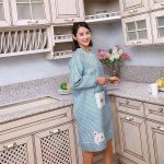 Cartoon Canvas Kochschürze Catering Uniform Arbeitskleidung Anti-Schmutz-Overall – Bild 7