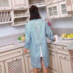 Cartoon Canvas Kochschürze Catering Uniform Arbeitskleidung Anti-Schmutz-Overall – Bild 8