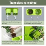 Innendekoration, Pflanzenwand, Blumentopf, Wohnzimmer, Balkon, vertikaler grüner Pflanzkasten, Stereo-Kombination, Wand-Hängetopf, Größe: 24 x 14 x 57 cm, 24x14x57cm(White), 24x14x57cm(Light Green), 24x14x57cm(Dark Green) – Bild 6