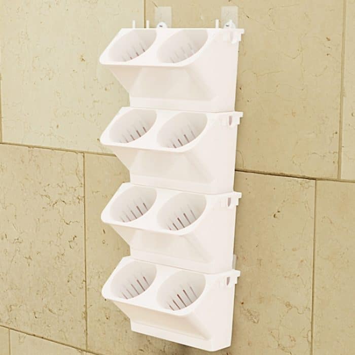 Innendekoration, Pflanzenwand, Blumentopf, Wohnzimmer, Balkon, vertikaler grüner Pflanzkasten, Stereo-Kombination, Wand-Hängetopf, Größe: 24 x 14 x 57 cm, 24x14x57cm(White), 24x14x57cm(Light Green), 24x14x57cm(Dark Green) – Bild 7