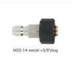 Hochdruckreiniger-Zubehör, Schnellanschluss, Schnellanschluss für Autowaschwasserschlauch, 14-3/8 Male + 14-3/8 Female, 14-3/8 Male + 15-3/8 Female, 15-3/8 Male + 15-3/8 Female, 15-3/8 Male + 14-3/8 Female – Bild 4