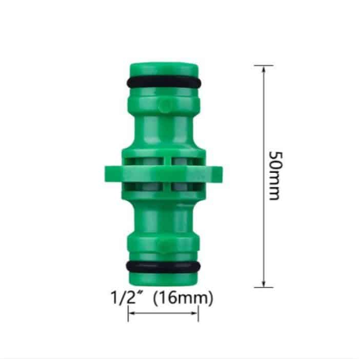 2 Stück 4-Punkt-Zwei-Wege-Schnuller-Reparatur-Verlängerungsschlauch-Schnellverbinder aus Kunststoff, Gartenwerkzeug, 2pcs – Bild 4