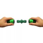 2 Stück 4-Punkt-Zwei-Wege-Schnuller-Reparatur-Verlängerungsschlauch-Schnellverbinder aus Kunststoff, Gartenwerkzeug, 2pcs – Bild 5