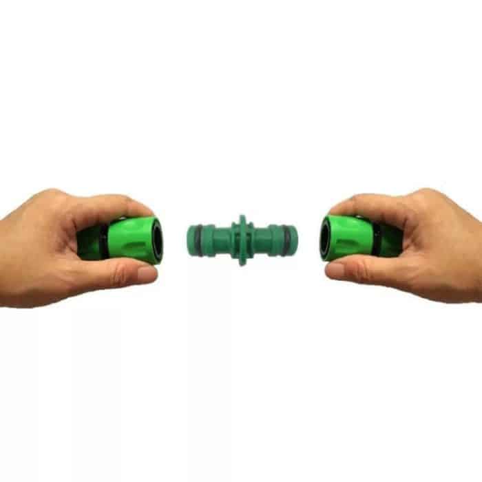 2 Stück 4-Punkt-Zwei-Wege-Schnuller-Reparatur-Verlängerungsschlauch-Schnellverbinder aus Kunststoff, Gartenwerkzeug, 2pcs – Bild 5