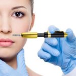 Kleine Stahlkanone Zerstäuber Nadelloses Schönheitsgerät