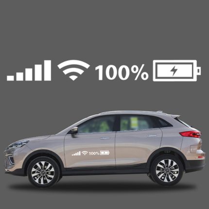 10 Stück Auto-Windschutzscheiben-Aufkleber, Signal, WiFi, Power, Vinyl-Aufkleber, Autoaufkleber, L, M, S